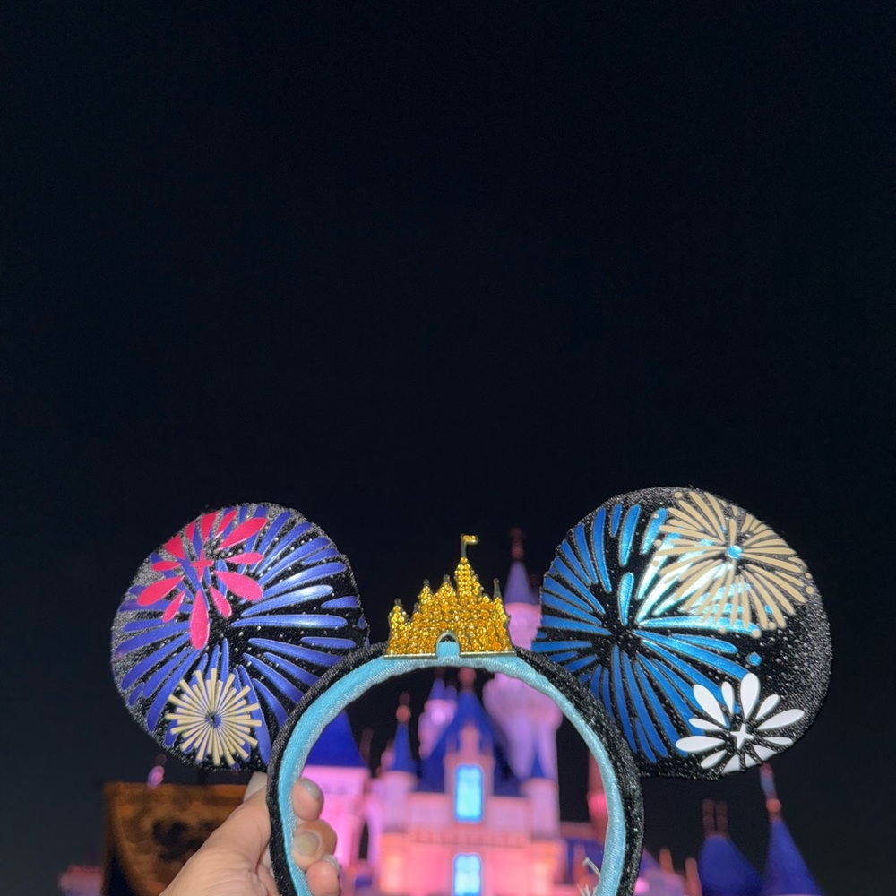 Disney Fireworks Mickey Ears Headband